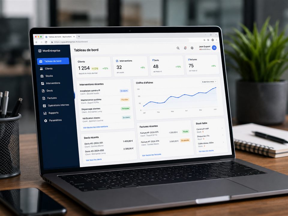 Application web moderne